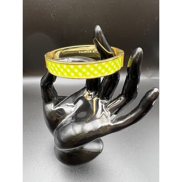 Talbots Gingham Enamel Bangle - Picture 4 of 7